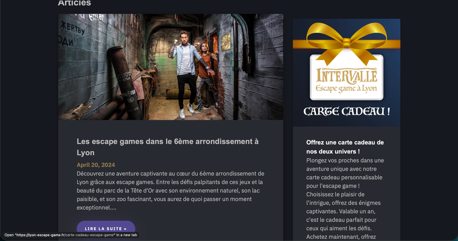 Intervalle - Разработка и запуск сайта